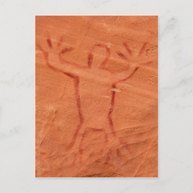 Varning Man Vykort (Framsida)