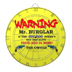 VARNING MR. BURGLAR PILTAVLA