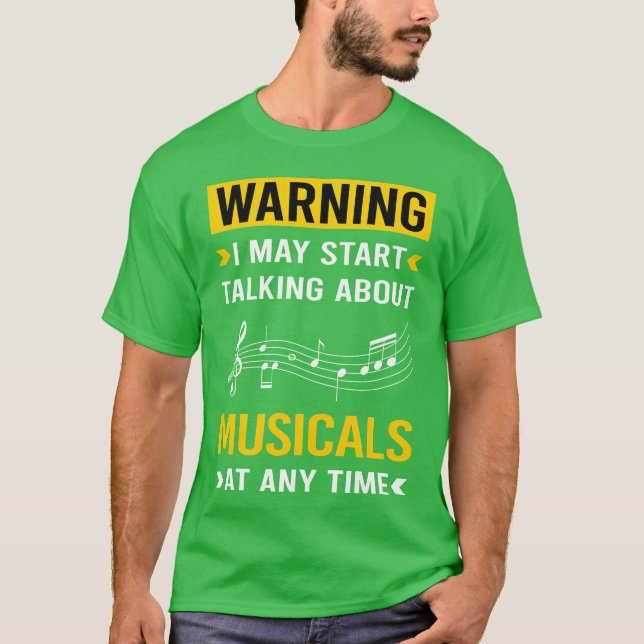 Varning Musicals Musical Boy T Shirt (Framsida)