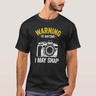 Varning! När som helst kan jag fästa fotoskrivaren T Shirt