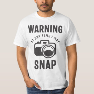 Varning - När som helst kan jag fästa T Shirt