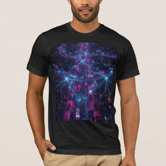 Varning: Neural Trafikstockning Framför – Rolig Ne T Shirt
