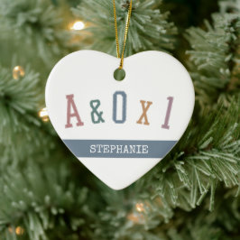 Varning och orienterad mot person A&OX1 sjuksköter Julgransprydnad Keramik