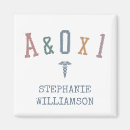 Varning och orienterad mot person A&OX1 sjuksköter Magnet