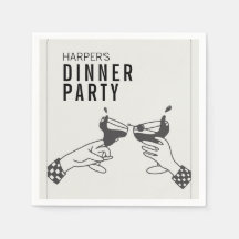 Varning och svart återloppsbelysning Party