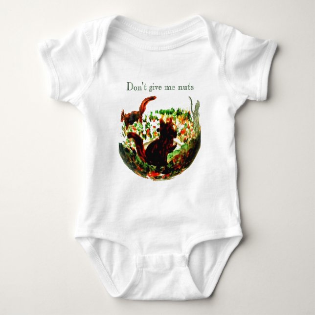Varning om allergi vid höstekorrar t-shirt (Framsida)