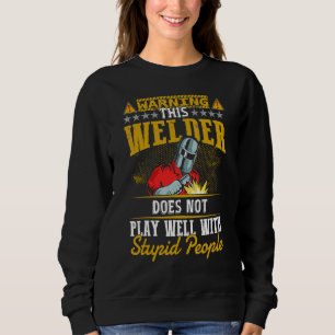 Varning om att den här svetsaren inte spelar en br t shirt