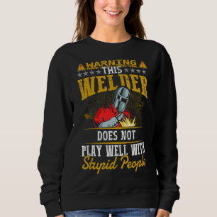 Varning om att den här svetsaren inte spelar en br t shirt