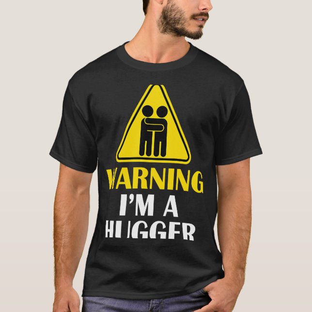 Varning om att jag är en Kramare varningsskylt, fr T Shirt (Framsida)