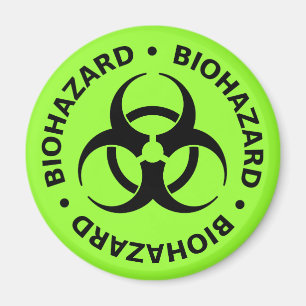 Varning om biofara magnet