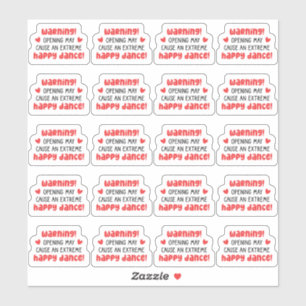 Varning! Om du öppnar kan det orsaka en extrem Lyc Klistermärken