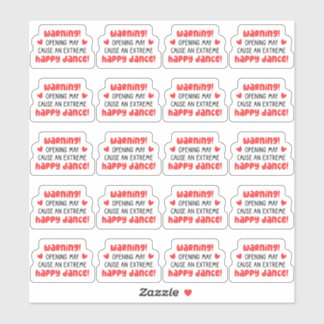 Varning! Om du öppnar kan det orsaka en extrem Lyc Klistermärken