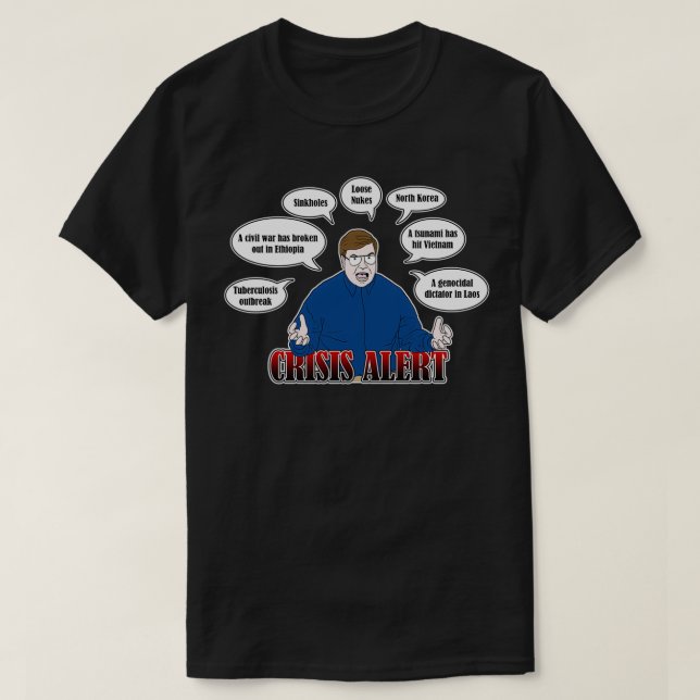 VARNING OM GEMENSKAPSKRIS T SHIRT (Design framsida)