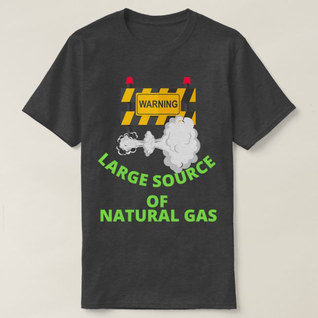 varning om stora naturgaskällor 7 t shirt (Design framsida)