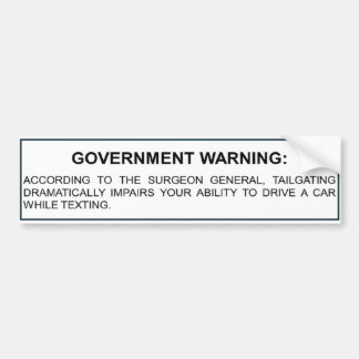 Varning om svällning och textering bildekal