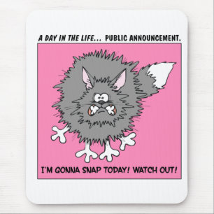 Varning: Om till plötslig stressad ut katt Musmatta