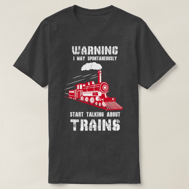 Varning om TR om ångmotorns statsöverlämnande T Shirt (Design framsida)
