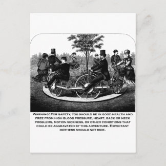 Varning om Underlägg av rullar Vykort