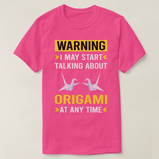 Varning Origami T Shirt (Design framsida)