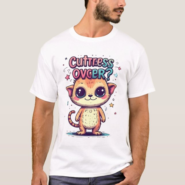 Varning: Överbelastning av gullighet. Fortsätt på  T Shirt (Framsida)