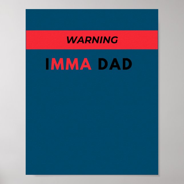 VARNING PAPPAN ÄR ROLIG  POSTER (Framsidan)