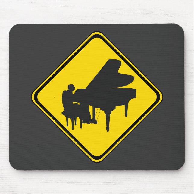 Varning: Piano Player Ahead! Musmatta (Framsidan)