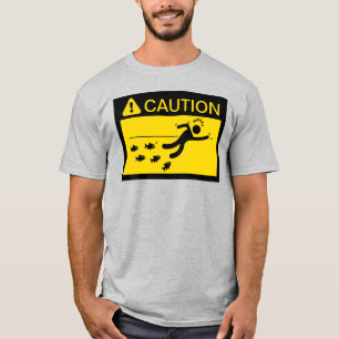 Varning: Piranhas i Vatten T Shirt