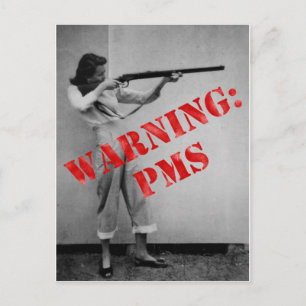 Varning: PMS Vykort
