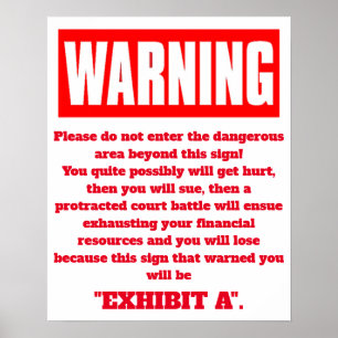varning poster