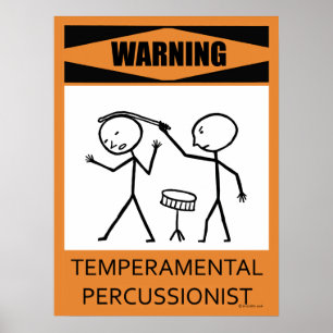 Varning - Poster av présionist