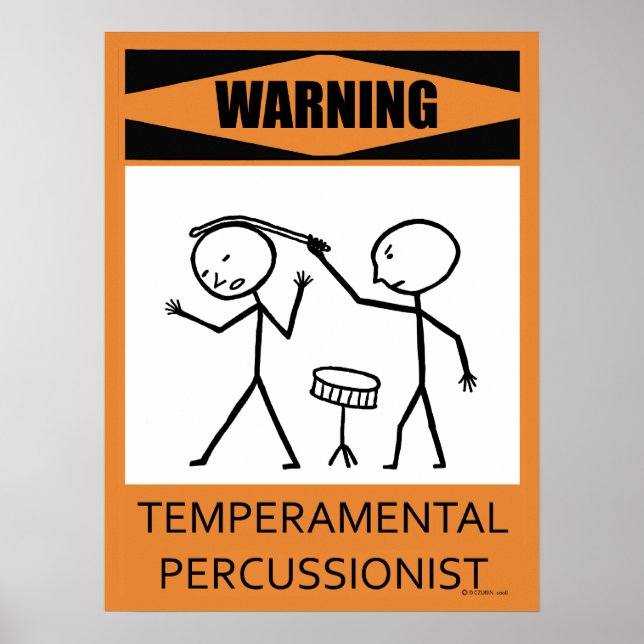 Varning - Poster av présionist (Framsidan)