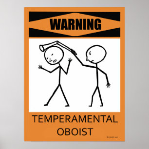Varning Poster av temperaturbesiktning