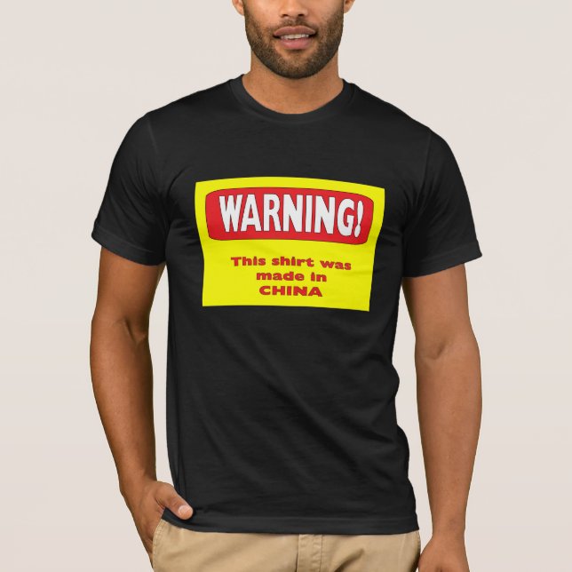 VARNING Shirt T-shirt (Framsida)