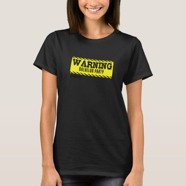 Varning Sjungkarlsgäll pågår Moget T Shirt (Framsida)