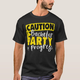 Varning Sjungkarlsgrej Pågår Brudgumme38 T Shirt