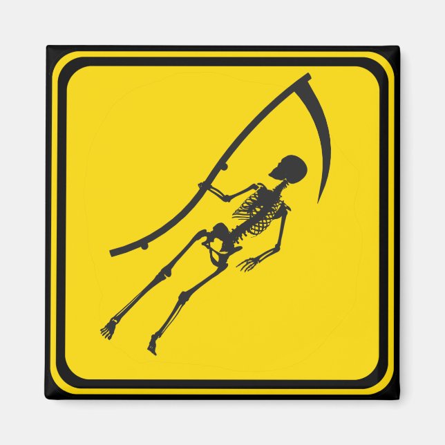 Varning: Skeleton framåt! Magnet (Framsidan)