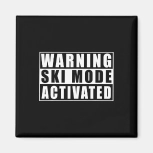 Varning Skidlsläge Aktiverat Magnet