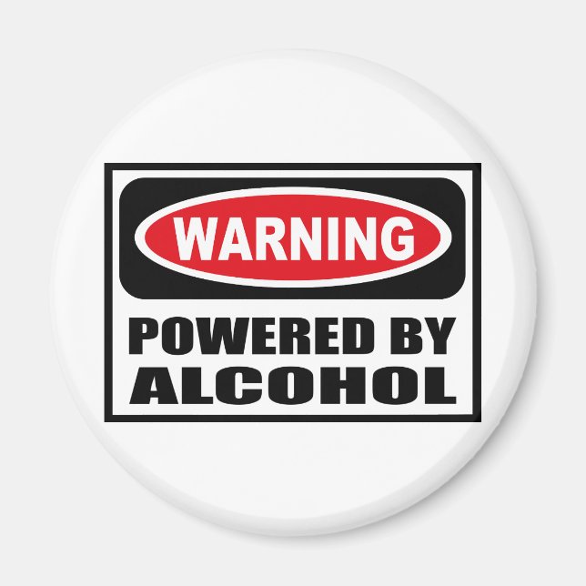 Varning som aktiverats av ALCOHOL Magnet (Framsidan)