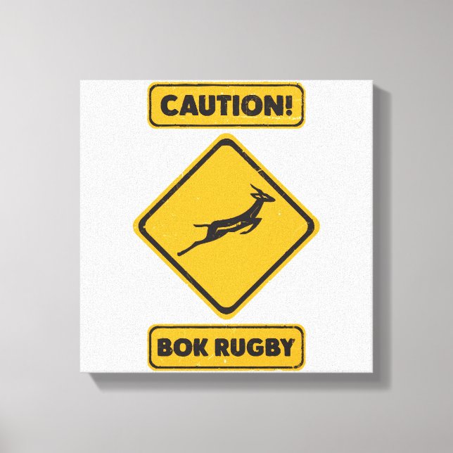 Varning - SpringBoks Korsar Canvastryck (Framsida)