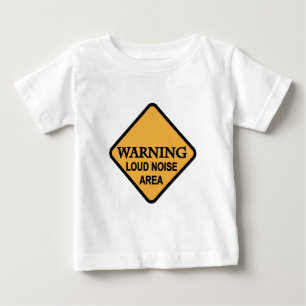 Varning stojar högt områdesTshirts och gåvor T-shirt