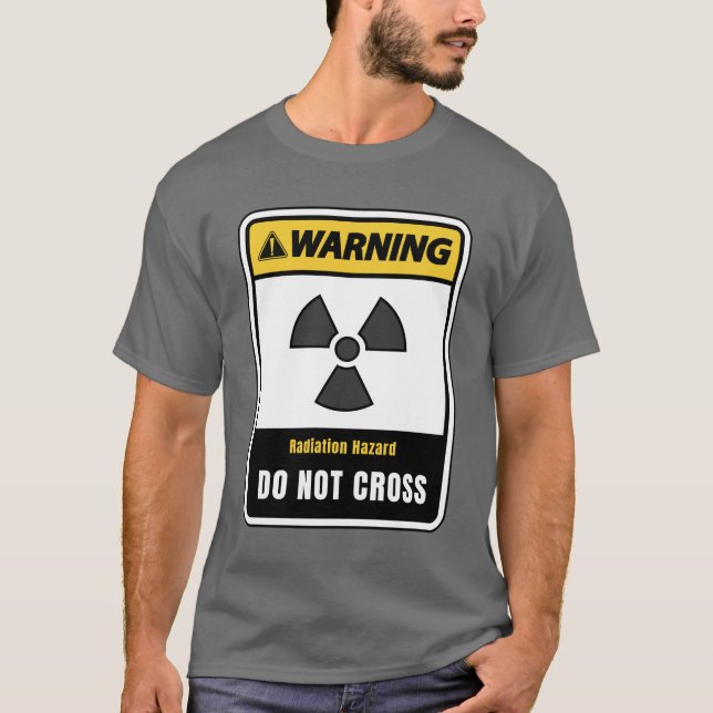 Varning,  strålning, inte Kor T Shirt (Framsida)