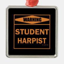 Varning! Student Harpist!