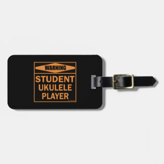 Varning! Student Ukulele Player! Bagagebricka