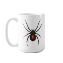Varning: Svart Widow Spider