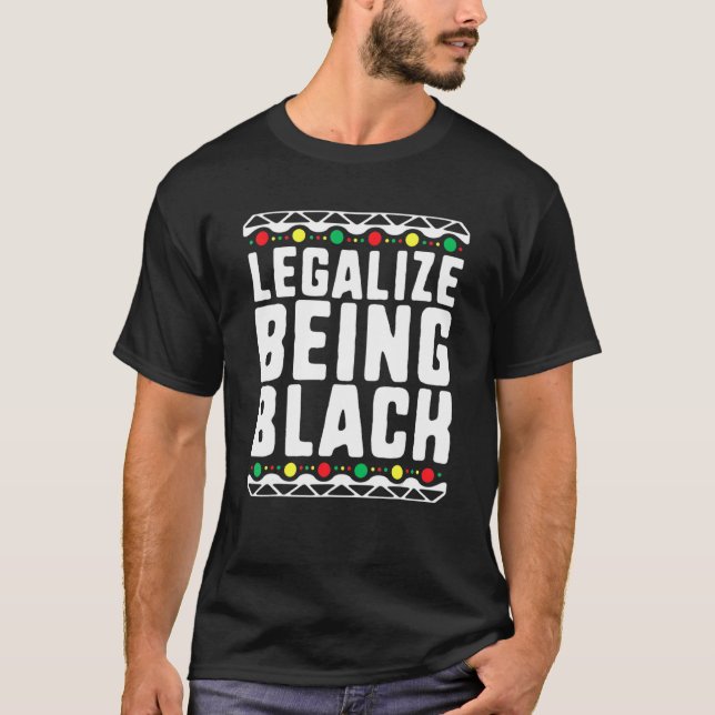  Varning Svarthistorik, månatlig aktivist T Shirt (Framsida)