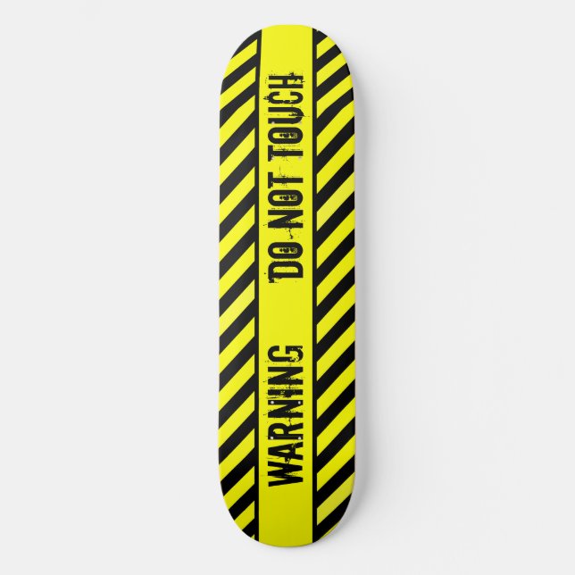 VARNING - TA INTE HAND OM SKATEBOARD BRÄDA 20 CM (Framsida)