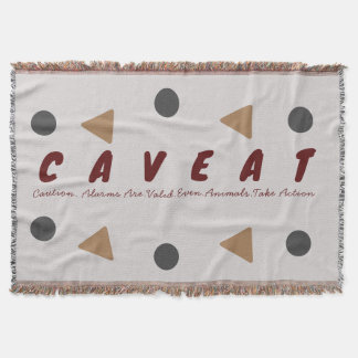 Varning Tänka, tack Filt