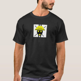 Varning Tee en Skullnskin Grafikdesign