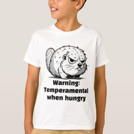 "Varning: Temperatur när Hungrigt" T Shirt