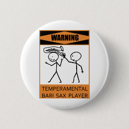 Varning Temperbasic Bari Sax Player Knapp